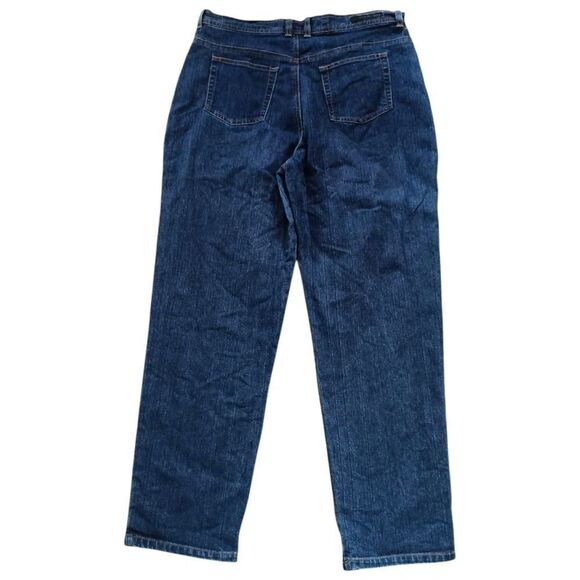 Gloria Vanderbilt Denim Jeans Sz 16 M Tapered Red Label Blue Med Wash High Rise. - Picture 5 of 16